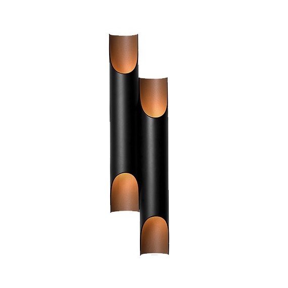 Бра Galliano Double by DELIGHTFULL Black Черный Золотой Бра Galliano Double by DELIGHTFULL Black Черный Золотой в Орле | Loft Concept