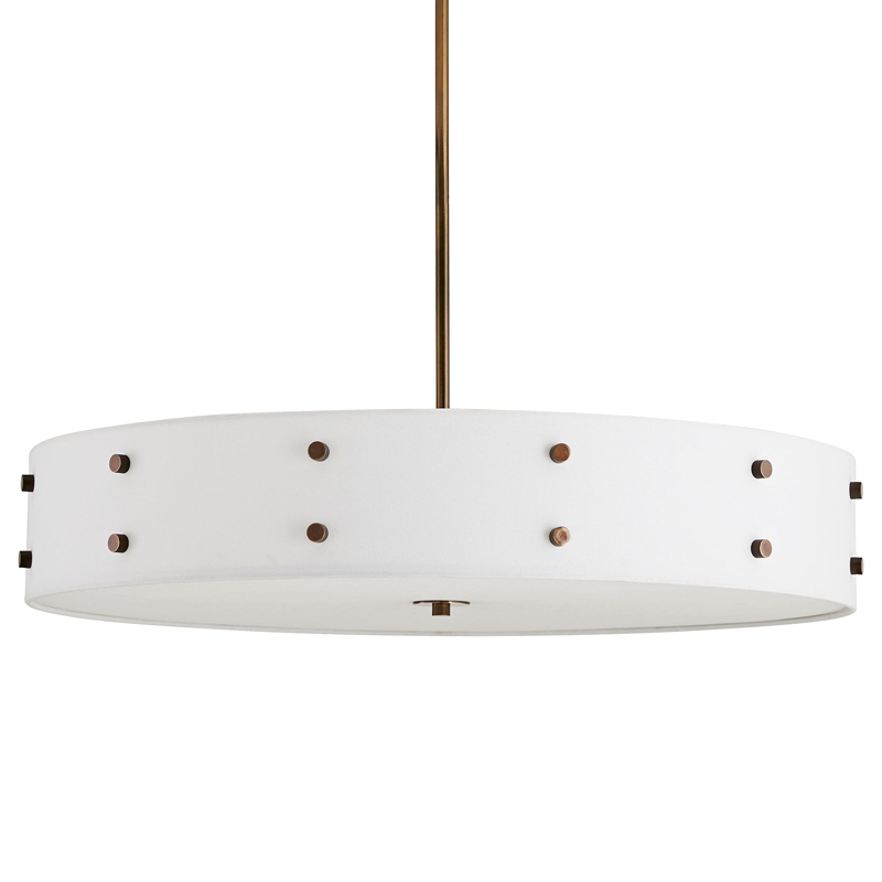 Люстра Arteriors HOCKLEE CHANDELIER Коричневый Белый Люстра Arteriors HOCKLEE CHANDELIER Коричневый Белый в Орле | Loft Concept