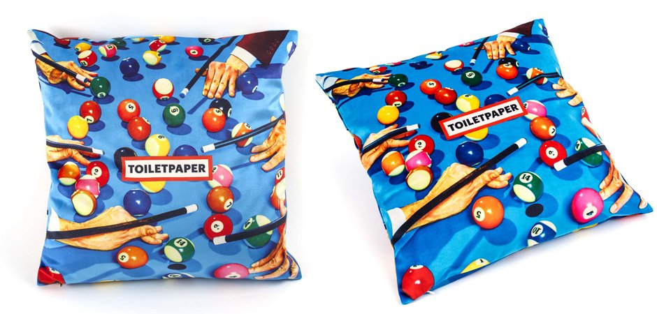 Подушка Seletti Cushion Snooker Toiletpaper Подушка Seletti Cushion Snooker Toiletpaper - Loft-Concept в Орле