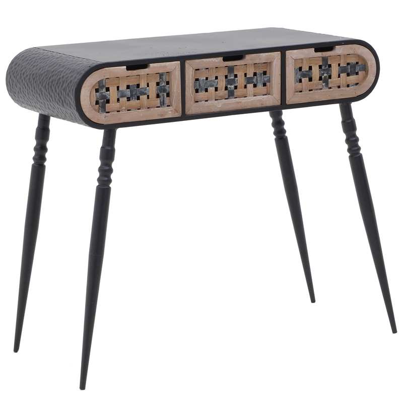 Консоль Fidelia Console Черный Бежево-серый Консоль Fidelia Console Черный Бежево-серый в Орле | Loft Concept
