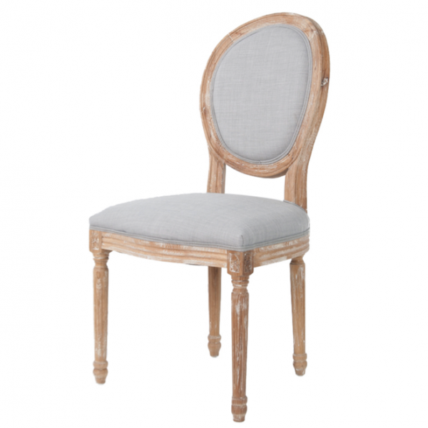 Стул French chairs Provence Light grey Chair Серый Бежевый в Орле | Loft Concept 