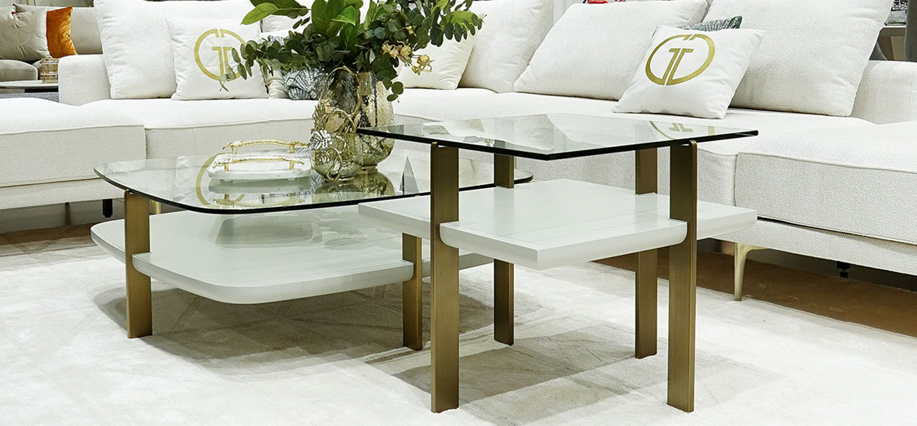 Столик журнальный стеклянный Halibut - фото №1