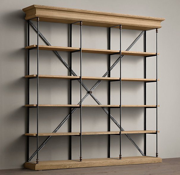 Стеллаж Old Oak Triple Белый дуб Стеллаж Old Oak Triple Белый дуб в Орле | Loft Concept
