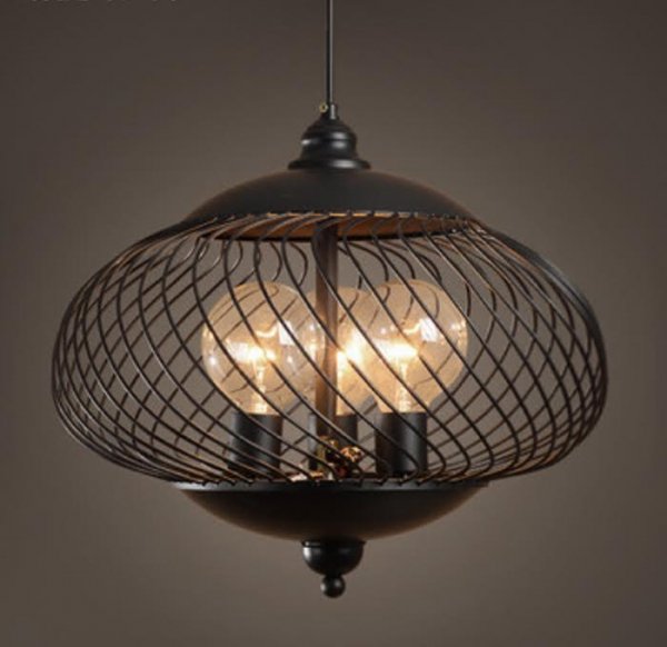 Подвесной светильник Oriental lattice pendant Черный Подвесной светильник Oriental lattice pendant Черный в Орле | Loft Concept
