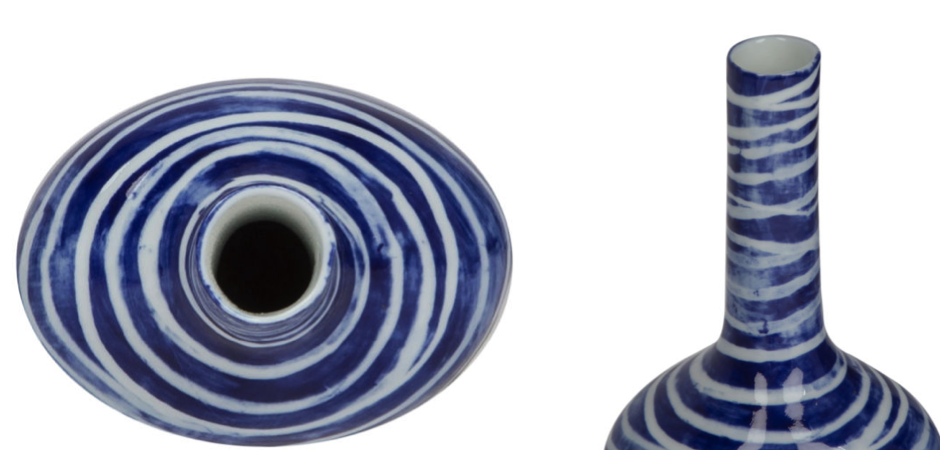 Ваза blue & white ornament Striped Bottle Ваза blue & white ornament Striped Bottle - Loft-Concept в Орле