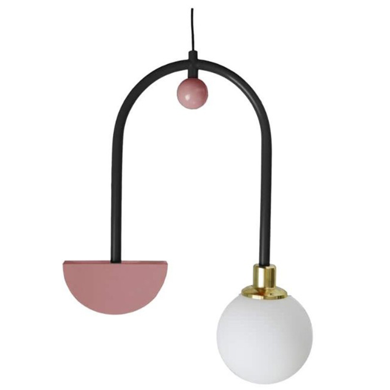 Дизайнерский Светильник Pink Space II Ceiling Lamp by Dovain Studio Белый Розовый Черный Дизайнерский Светильник Pink Space II Ceiling Lamp by Dovain Studio Белый Розовый Черный в Орле | Loft Concept