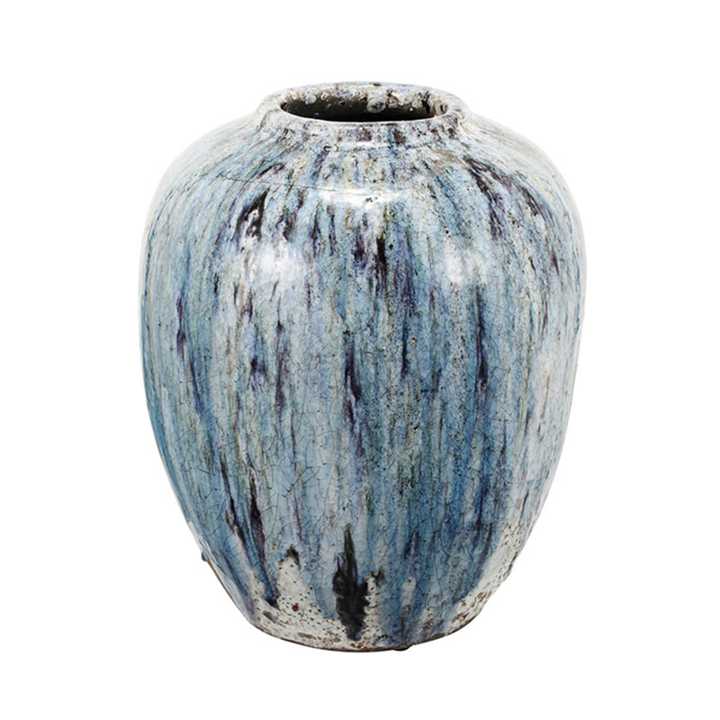 Ваза Terracotta Vase blue-white Белый Голубой Ваза Terracotta Vase blue-white Белый Голубой в Орле | Loft Concept