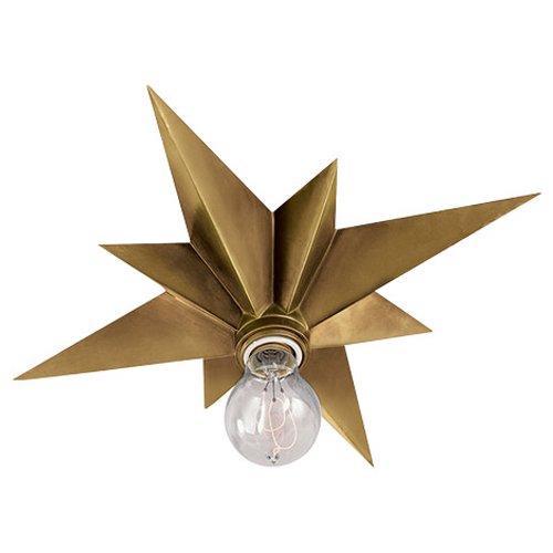Потолочный светильник Star Ceiling Mount brass Латунь Потолочный светильник Star Ceiling Mount brass Латунь в Орле | Loft Concept