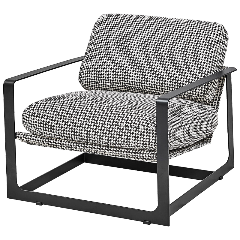 Кресло Elsinore Chair Черно-белый Черный Кресло Elsinore Chair Черно-белый Черный в Орле | Loft Concept