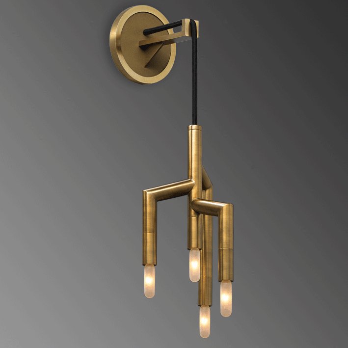 Бра Jonathan Browning - RAMEAU Wall Lamp Латунь Бра Jonathan Browning - RAMEAU Wall Lamp Латунь в Орле | Loft Concept