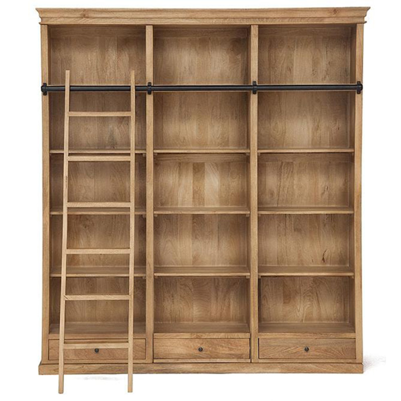 Стеллаж с лестницей Mango Shelving Boleyn Древесина Черный Стеллаж с лестницей Mango Shelving Boleyn Древесина Черный в Орле | Loft Concept