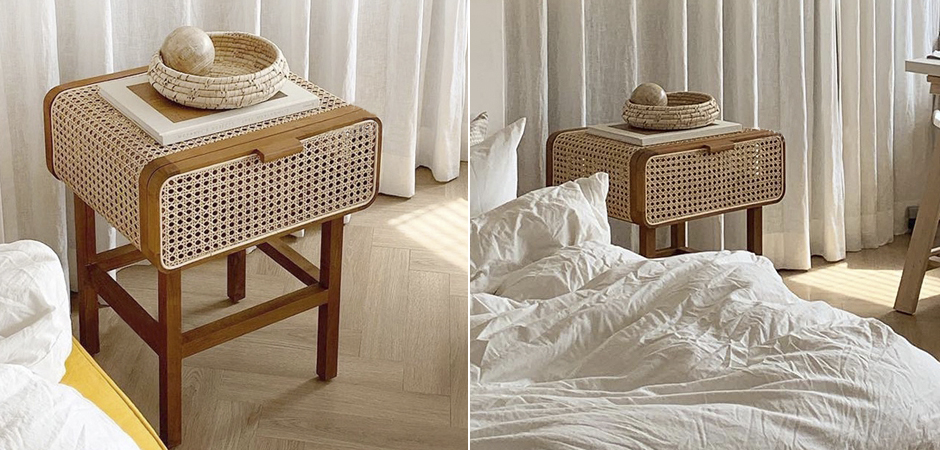 Тумба Rattan Mesh Nightstand Тумба Rattan Mesh Nightstand - Loft-Concept в Орле
