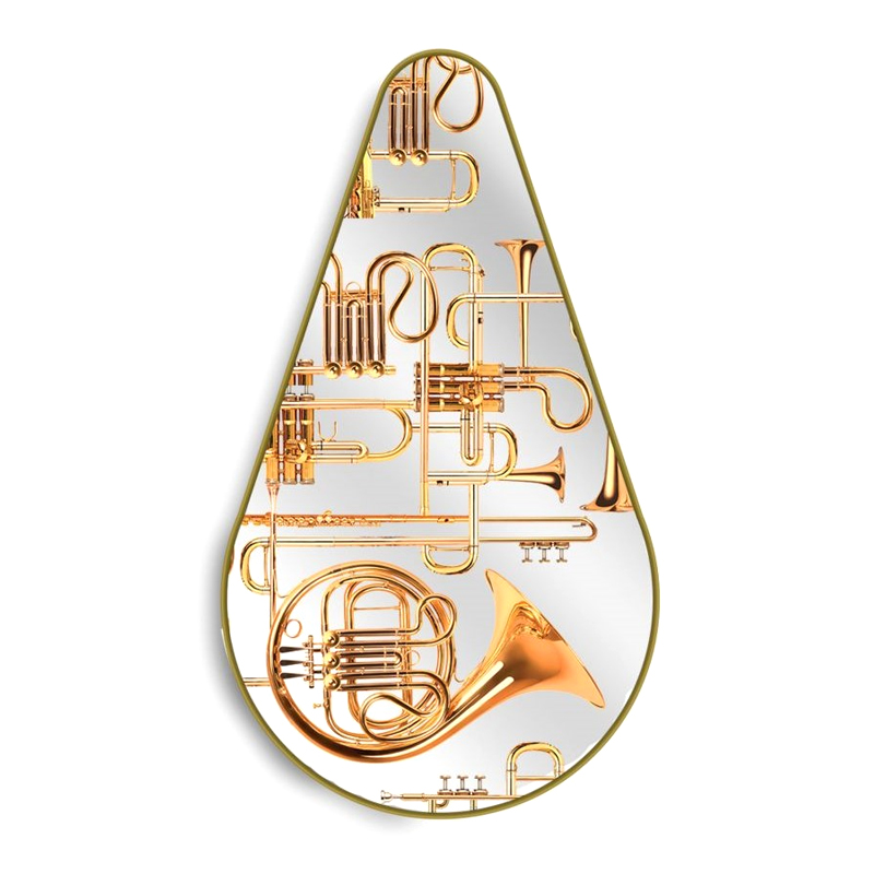 Зеркало Seletti Pear Trumpets Золотой Зеркало Seletti Pear Trumpets Золотой в Орле | Loft Concept