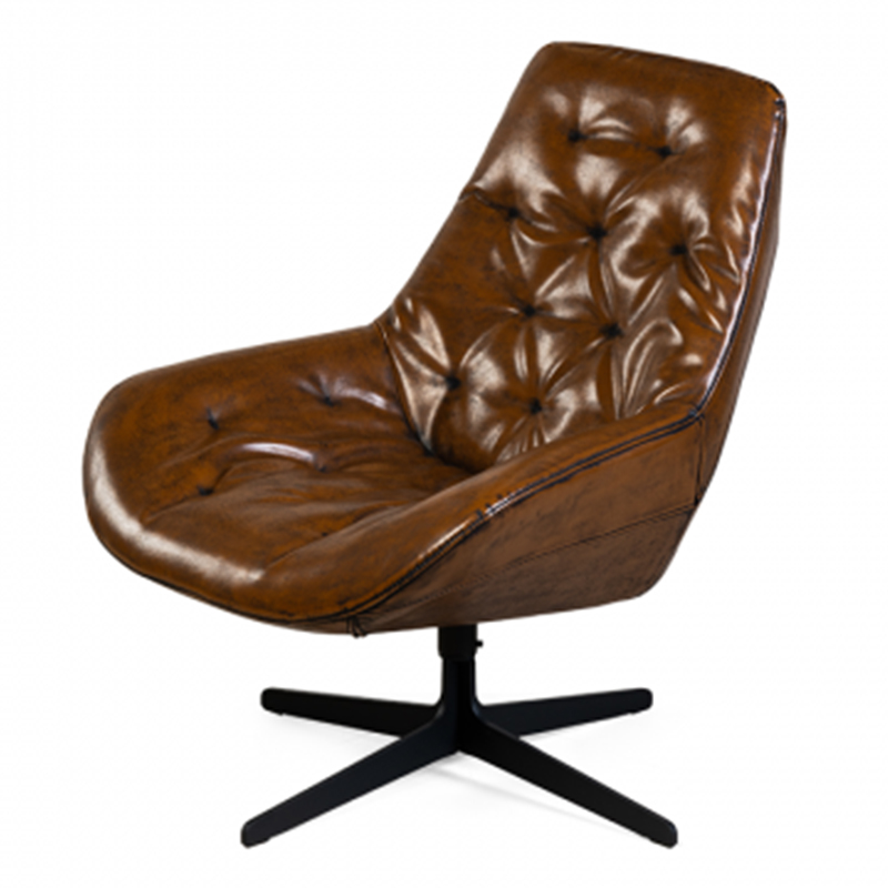 Кресло Meylin Capitone Chair Коричневый Кресло Meylin Capitone Chair Коричневый в Орле | Loft Concept