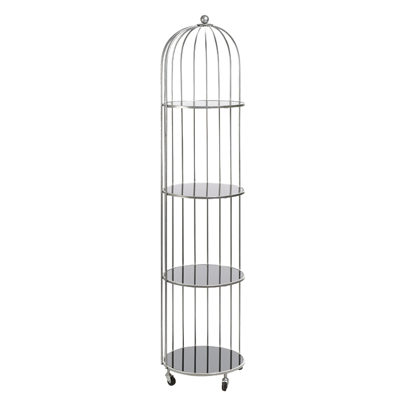 Стеллаж Cage Rack Silver Серебряный Стеллаж Cage Rack Silver Серебряный в Орле | Loft Concept