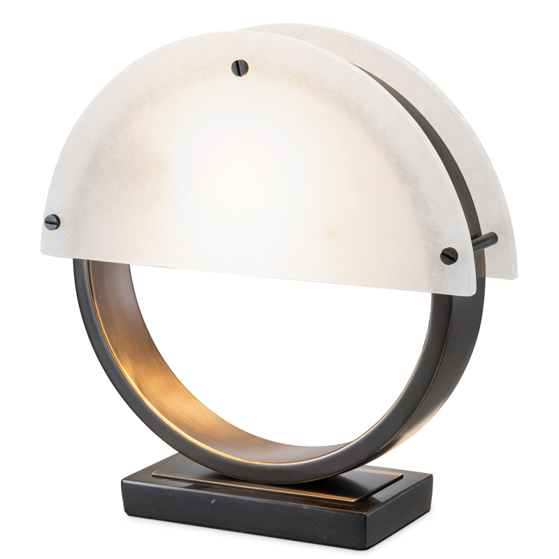 Настольная лампа Eichholtz Table Lamp Essence Темная бронза Белый Настольная лампа Eichholtz Table Lamp Essence Темная бронза Белый в Орле | Loft Concept