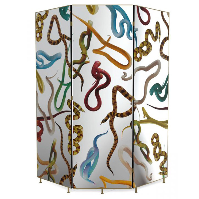 Ширма Seletti Screen Snakes Мульти Золотой Шампань Ширма Seletti Screen Snakes Мульти Золотой Шампань в Орле | Loft Concept