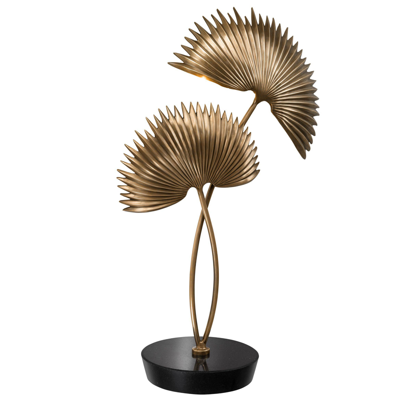 Настольная лампа Eichholtz Table Lamp Hacienda Винтажная латунь Черный Настольная лампа Eichholtz Table Lamp Hacienda Винтажная латунь Черный в Орле | Loft Concept