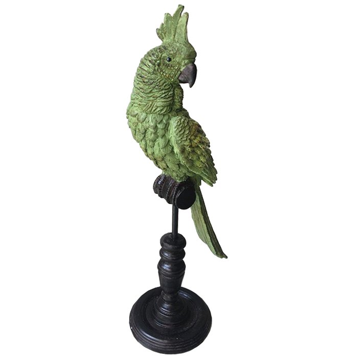 Статуэтка Green Parrots Зеленый Статуэтка Green Parrots Зеленый в Орле | Loft Concept