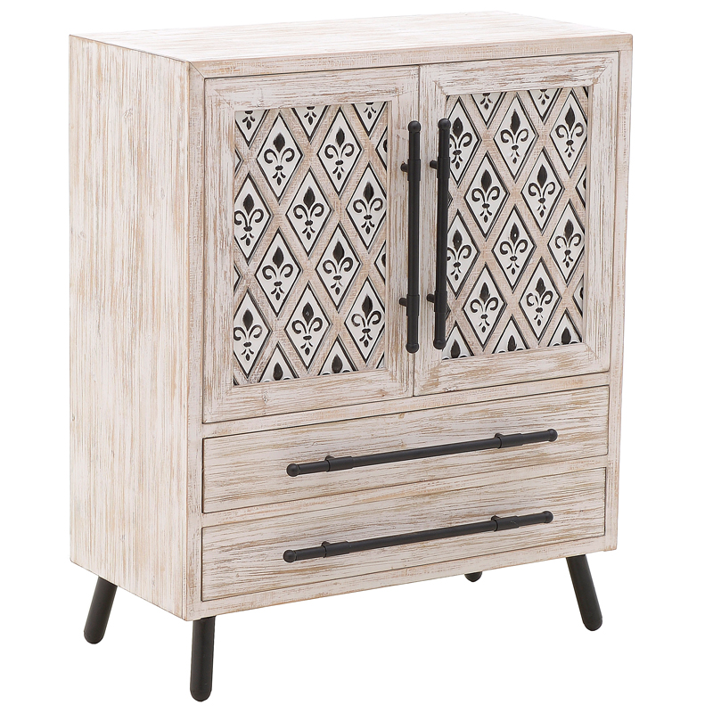 Комод Jerrick Provence Chest of Drawers Черный Бежево-серый Комод Jerrick Provence Chest of Drawers Черный Бежево-серый в Орле | Loft Concept