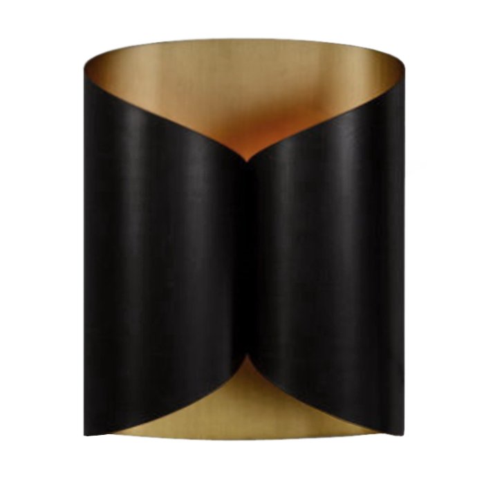Бра Black and Brass Roll Латунь Античная полированная Черный Бра Black and Brass Roll Латунь Античная полированная Черный в Орле | Loft Concept