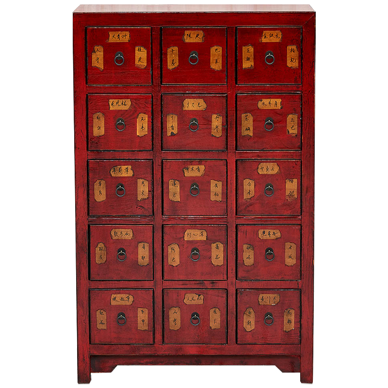 Комод в китайском стиле с маленькими выдвижными ящиками Red Chest of Drawers Red Коричневый Красный Комод в китайском стиле с маленькими выдвижными ящиками Red Chest of Drawers Red Коричневый Красный в Орле | Loft Concept