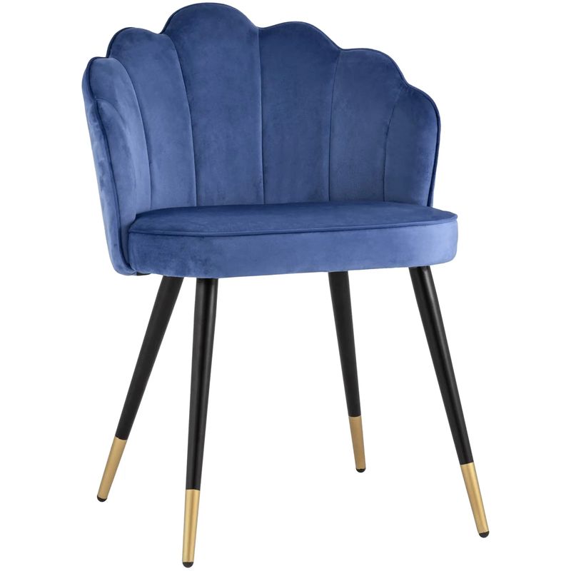 Стул Bristol Chair Королевский Синий Цвет Синий Черный Золотой в Орле | Loft Concept 