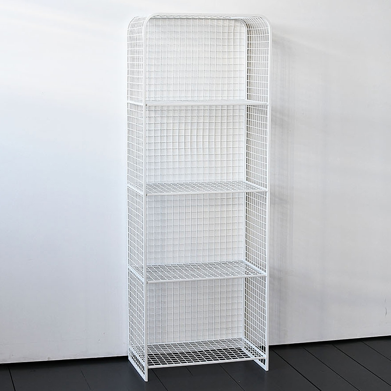 Стеллаж Rufus Industrial Metal Rust Rack Белый Стеллаж Rufus Industrial Metal Rust Rack Белый в Орле | Loft Concept