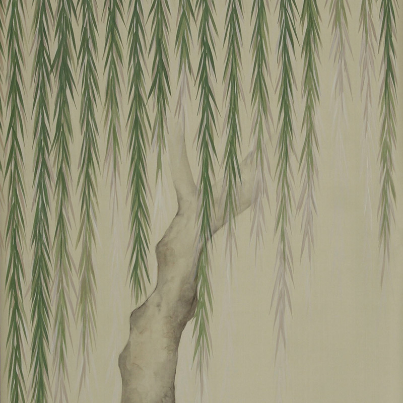 Обои ручная роспись Willow Special Colourway on Icefield dyed silk Обои ручная роспись Willow Special Colourway on Icefield dyed silk в Орле | Loft Concept