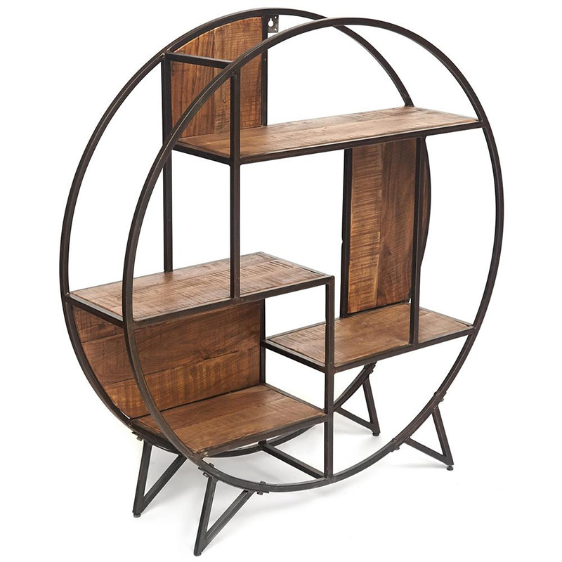 Стеллаж Acacia Shelving Renfrey Древесина Черный Стеллаж Acacia Shelving Renfrey Древесина Черный в Орле | Loft Concept