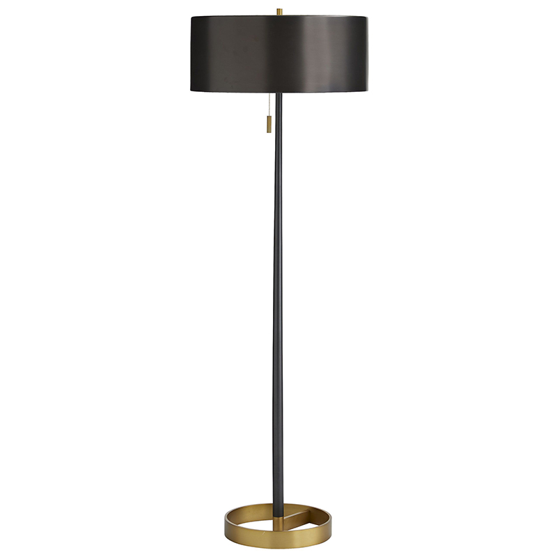 Торшер Arteriors VIOLETTA FLOOR LAMP Black Латунь Черный Торшер Arteriors VIOLETTA FLOOR LAMP Black Латунь Черный в Орле | Loft Concept