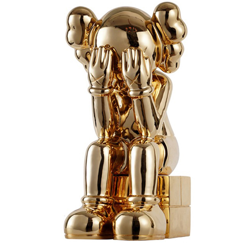 Статуэтка KAWS Passing Through Gold Золотой Статуэтка KAWS Passing Through Gold Золотой в Орле | Loft Concept