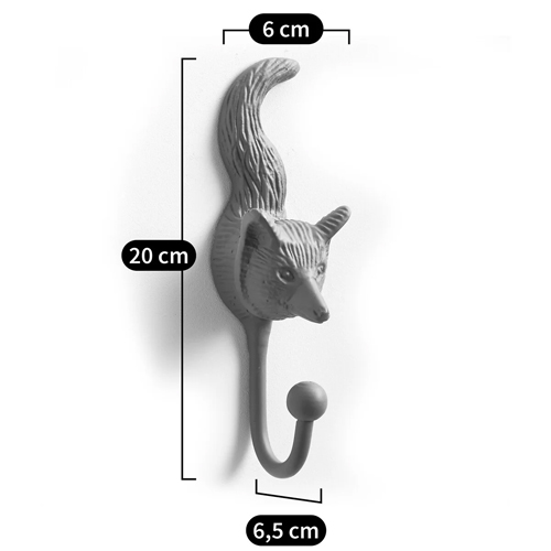 Настенный крючок лиса Fox Wall Hook Green Настенный крючок лиса Fox Wall Hook Green в Орле