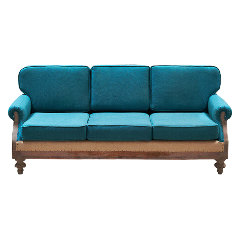Диван Deconstructed Sofa turquoise Linen triple Коричневый Бирюзовый Диван Deconstructed Sofa turquoise Linen triple Коричневый Бирюзовый в Орле | Loft Concept