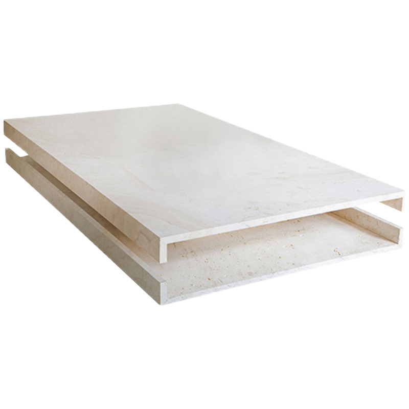 Кофейный стол Allen Travertine Coffee Table Бежевый Кофейный стол Allen Travertine Coffee Table Бежевый в Орле | Loft Concept