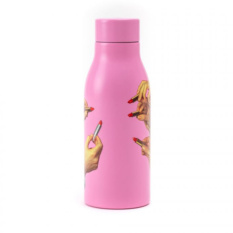 Бутылка Seletti Thermal Bottle Lipstick Pink Розовый Бутылка Seletti Thermal Bottle Lipstick Pink Розовый в Орле | Loft Concept