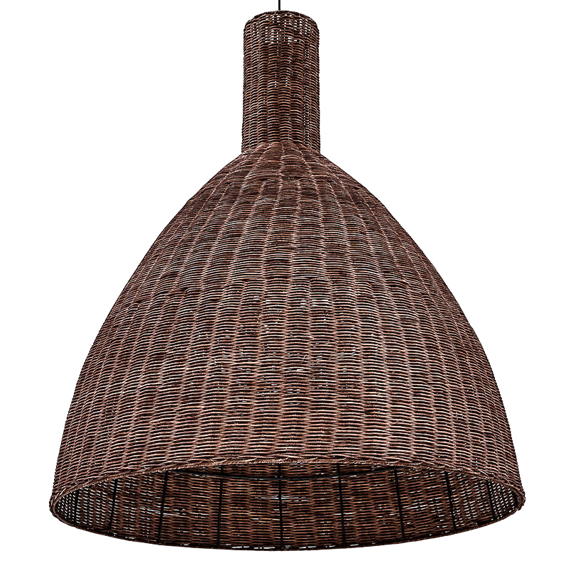 Подвесной светильник Wicker Bell 90 Бежево-серый Подвесной светильник Wicker Bell 90 Бежево-серый в Орле | Loft Concept