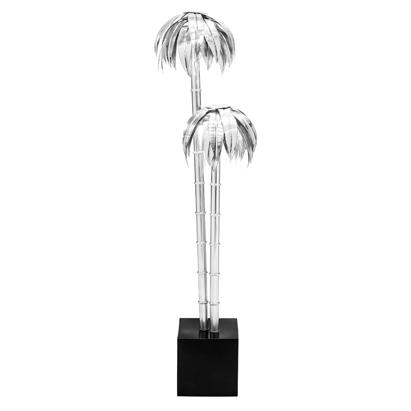 Торшер FLOOR LAMP PALMERY X2 Chromium Хром Черный Торшер FLOOR LAMP PALMERY X2 Chromium Хром Черный в Орле | Loft Concept