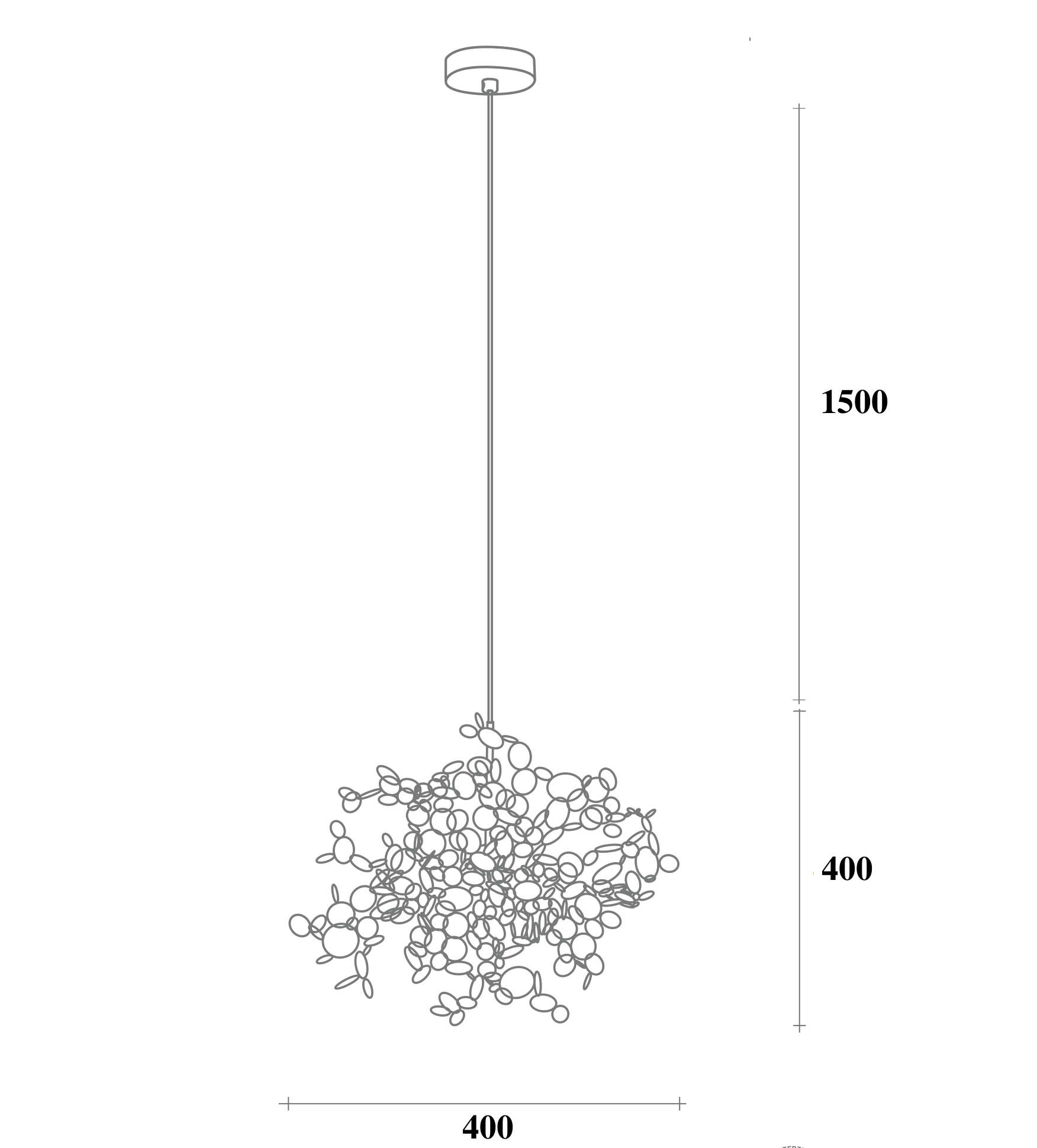 Люстра Terzani Argent Suspension Pendant lamp 40 Gold Люстра Terzani Argent Suspension Pendant lamp 40 Gold в Орле