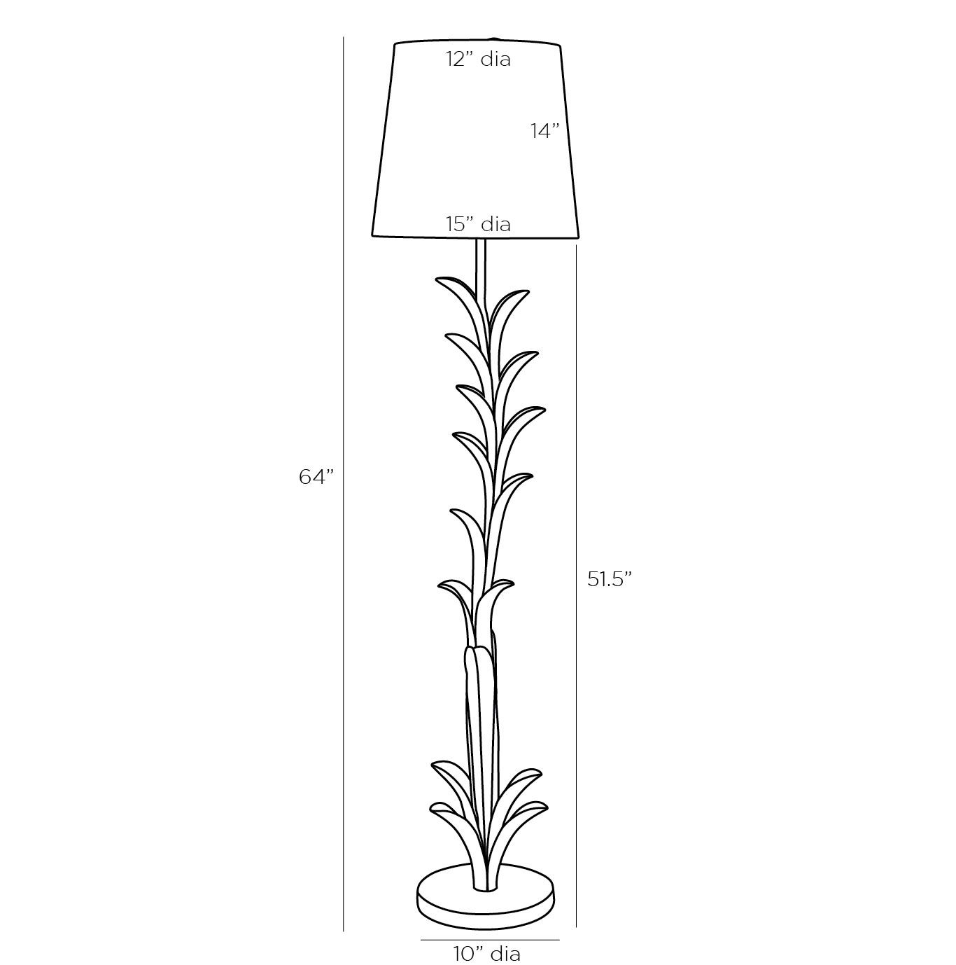 Торшер Arteriors ABBOTT FLOOR LAMP Торшер Arteriors ABBOTT FLOOR LAMP в Орле