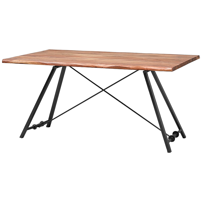 Рабочий стол Corey Loft Desk Коричневый Черный Рабочий стол Corey Loft Desk Коричневый Черный в Орле | Loft Concept