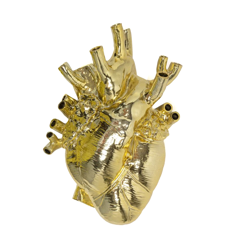 Ваза Seletti Love in Bloom Gold Gaint Золотой Ваза Seletti Love in Bloom Gold Gaint Золотой в Орле | Loft Concept