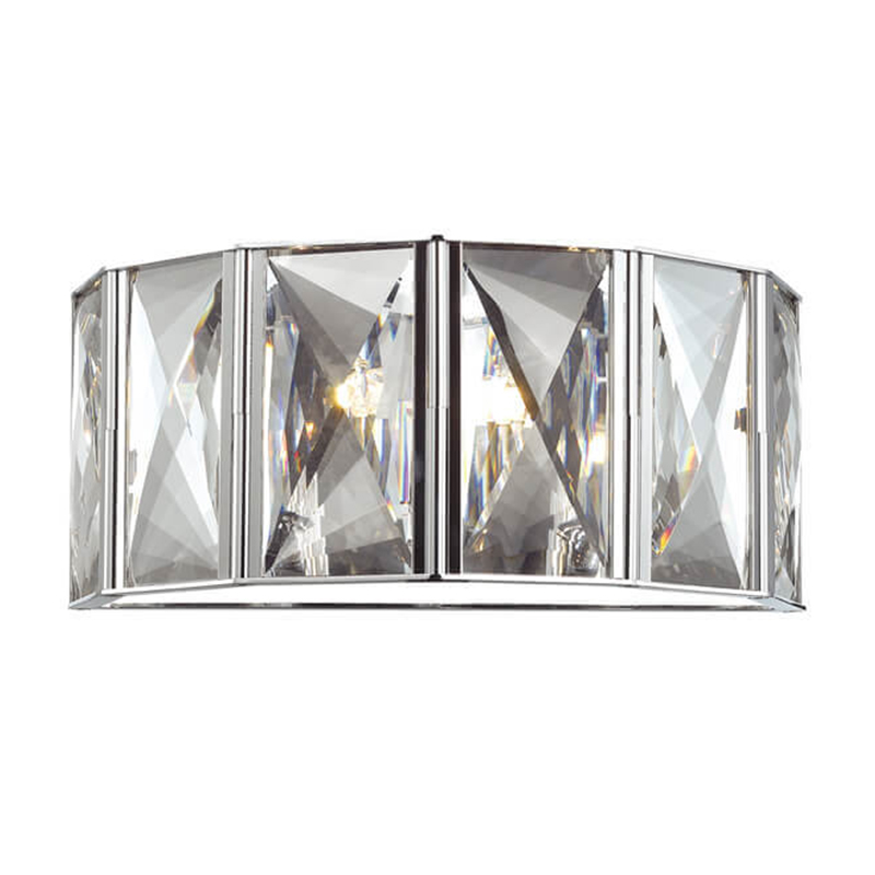 Бра Tiers Crystal Light Chrome Хром Прозрачный (Transparent) Бра Tiers Crystal Light Chrome Хром Прозрачный (Transparent) в Орле | Loft Concept