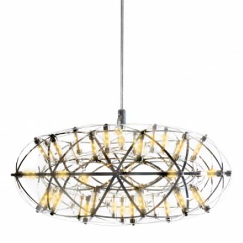 Люстра Moooi 3D Sphere Oval Yellow lamp S Хром в Орле | Loft Concept 