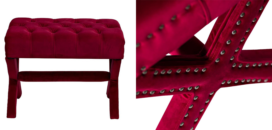 Пуф X Bench Capitone Ruby Пуф X Bench Capitone Ruby - Loft-Concept в Орле