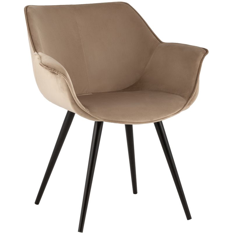 Стул Mason chair Велюр Капучино Бежевый Черный в Орле | Loft Concept 