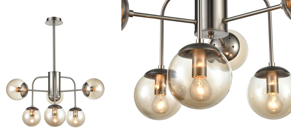 Люстра Amber Balls Chandelier 6 Люстра Amber Balls Chandelier 6 - Loft-Concept в Орле