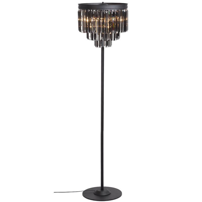 Торшер RH Odeon Smok GLASS Floor Lamp Стекло Смок Черный Торшер RH Odeon Smok GLASS Floor Lamp Стекло Смок Черный в Орле | Loft Concept