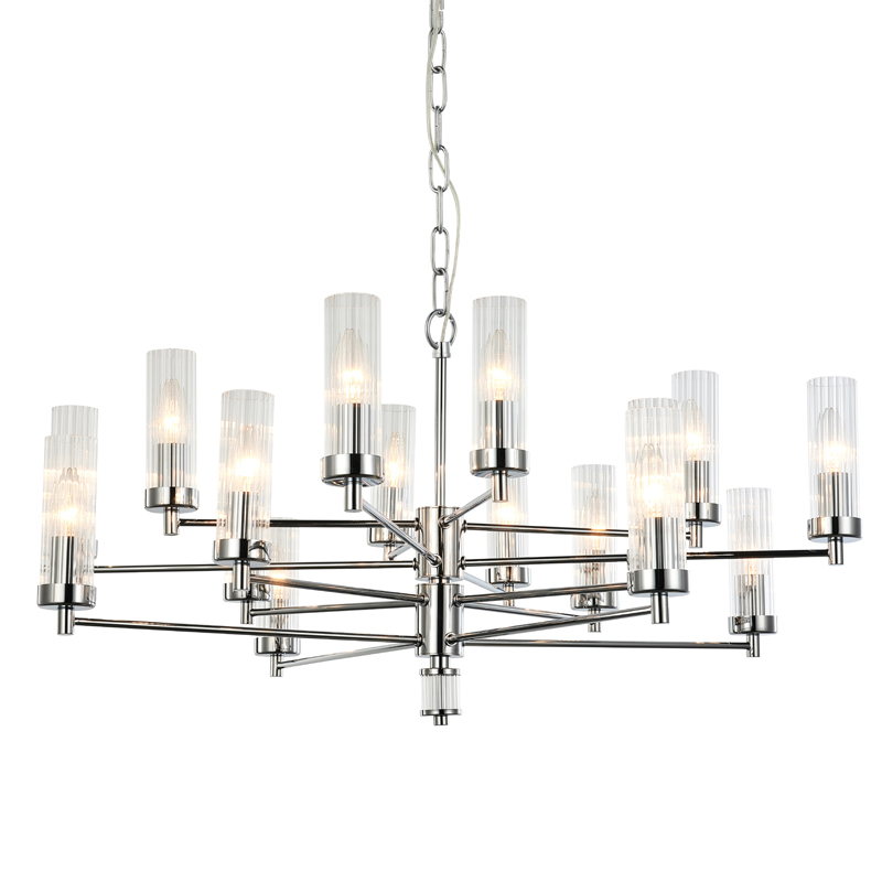 Люстра Jeanette Chandelier Chromium 85 Хром Прозрачный Люстра Jeanette Chandelier Chromium 85 Хром Прозрачный в Орле | Loft Concept