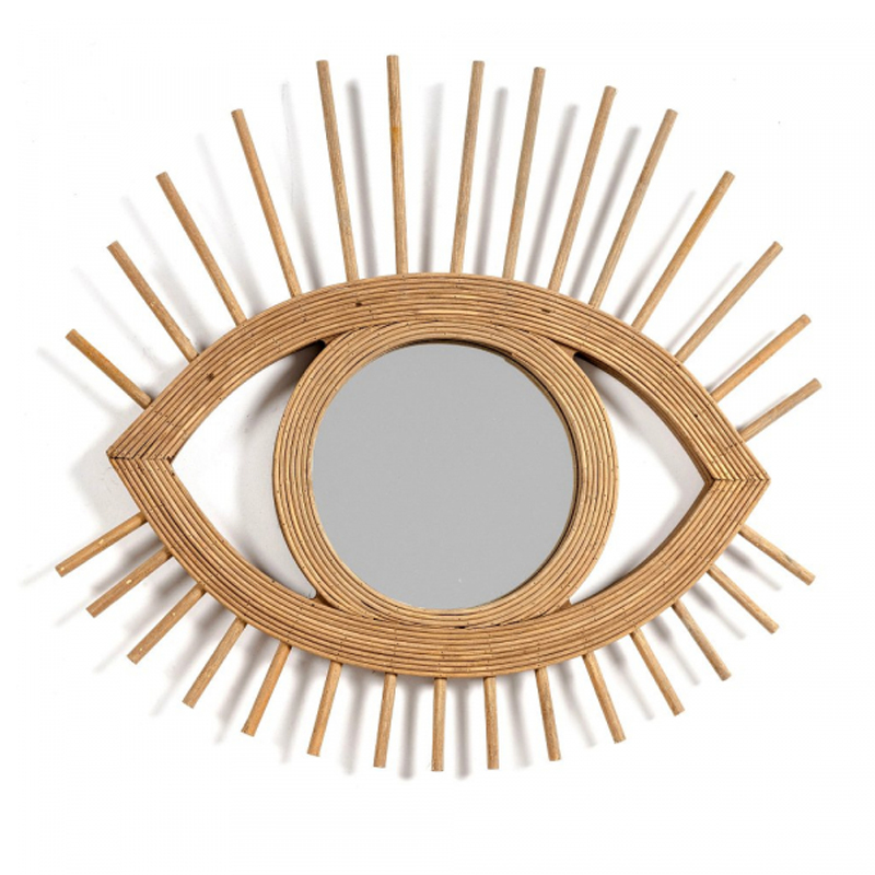 Зеркало Mirror Wooden Eye Коричневый Зеркало Mirror Wooden Eye Коричневый в Орле | Loft Concept
